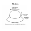 Medium Bucket Hat Diagram