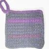 washcloth-sturdy-stitch-detail.webp A full view of the Loire washcloth showing the tidy, artisan finish and uniform crochet stitches